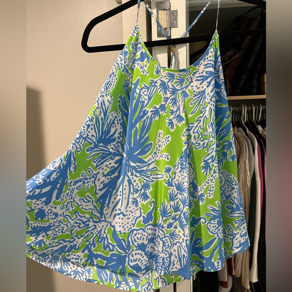 Lilly Pulitzer Womens silk top